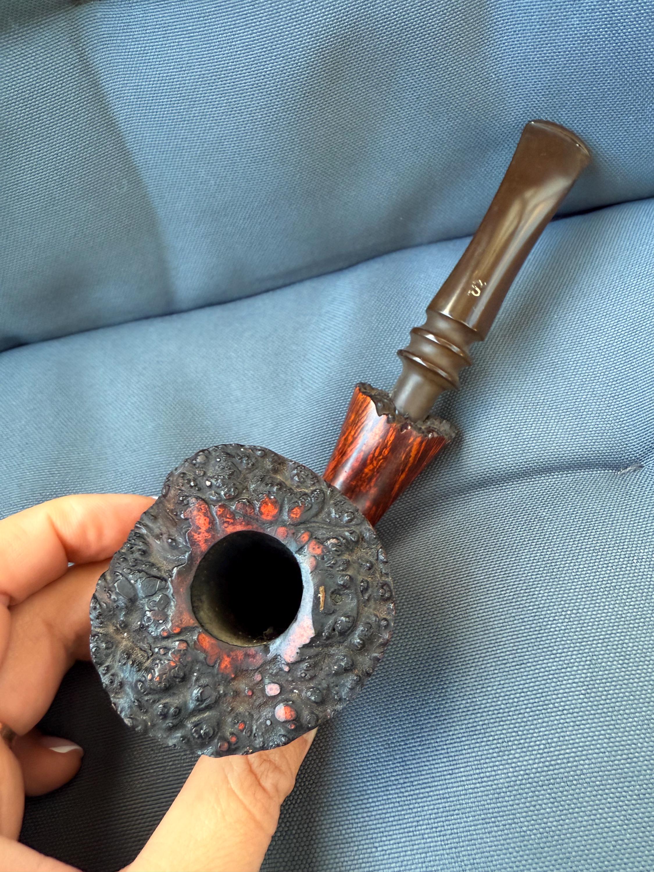 Søren Hand-carved Briar Smoking Pipe – Danish Vintage Freehand 