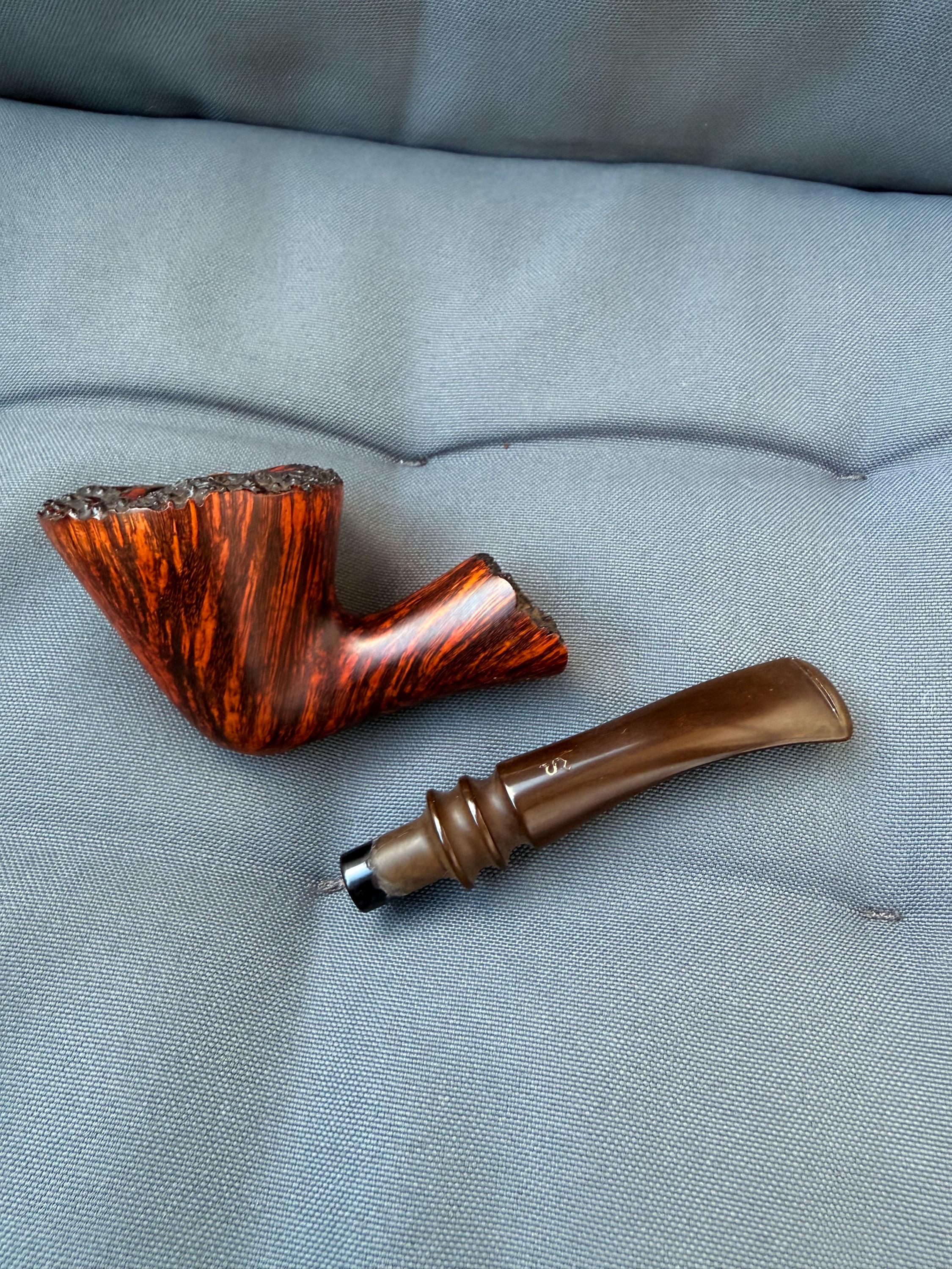 Søren Hand-carved Briar Smoking Pipe – Danish Vintage Freehand 