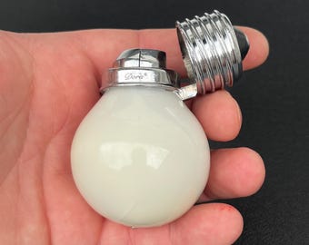 lighter in the shape of a light bulb