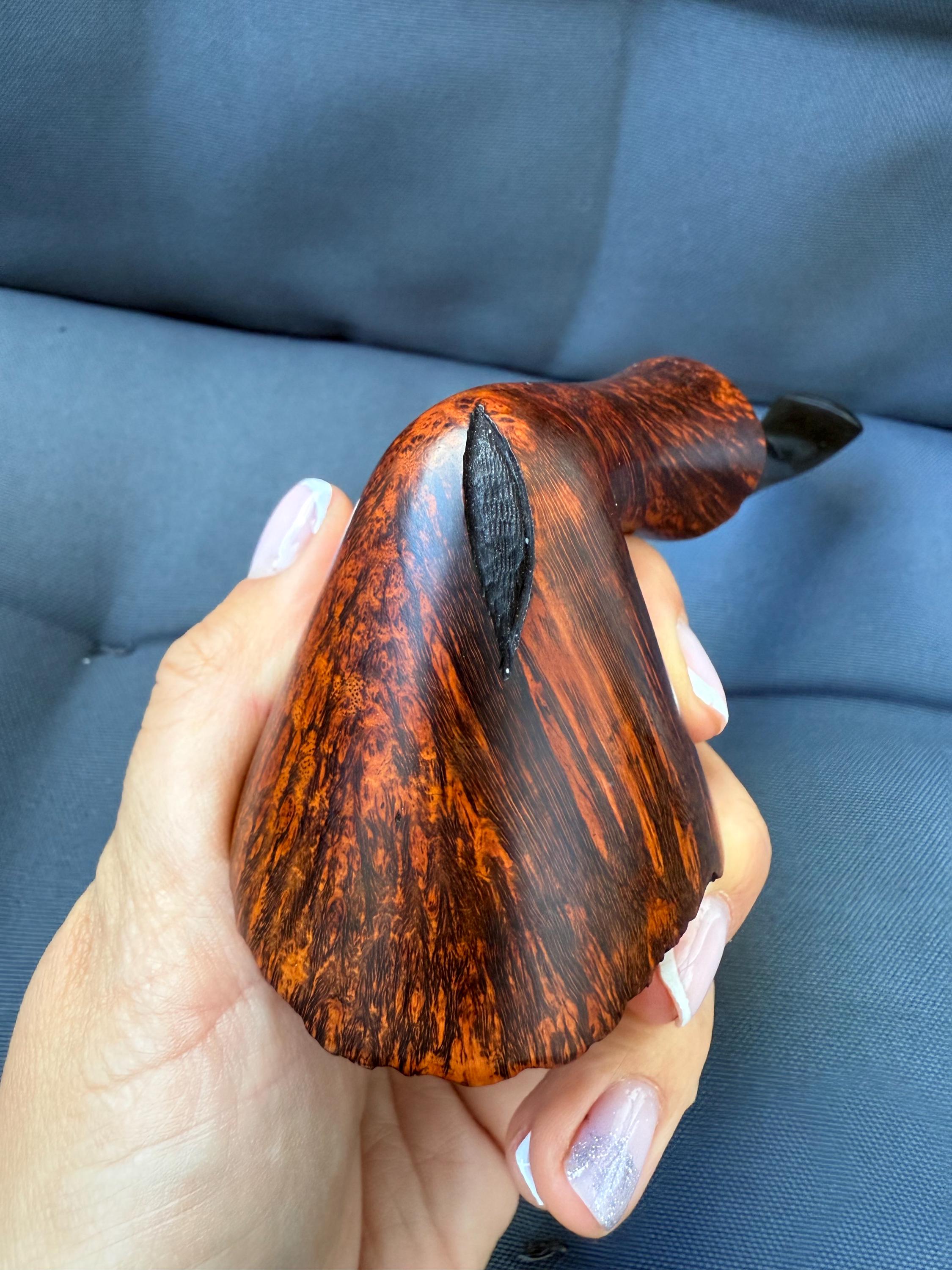 Søren Hand-carved Briar Smoking Pipe – Danish Vintage Freehand 