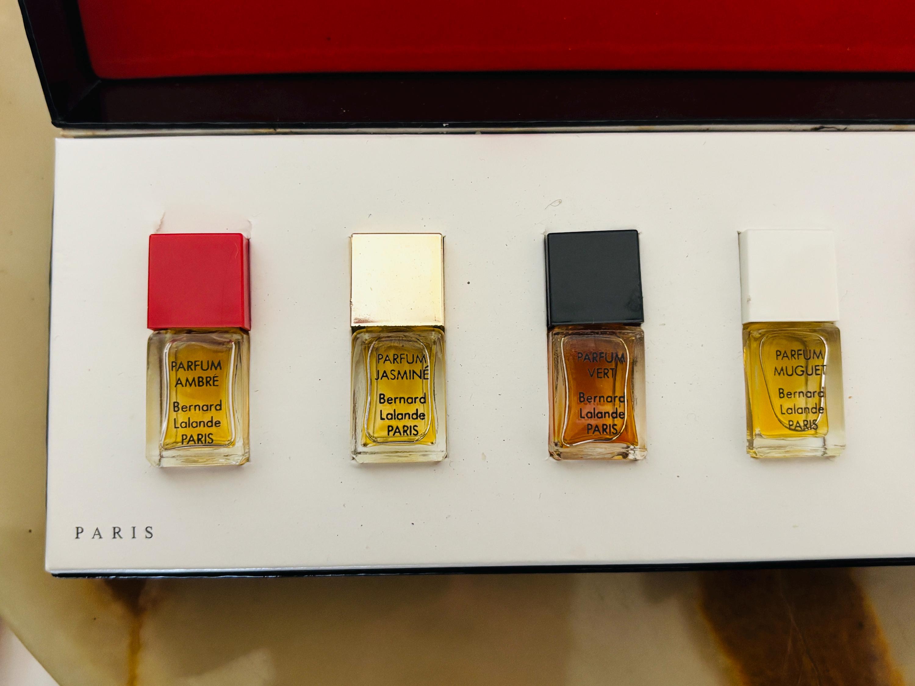 Parfums De France Mini Perfume Set — Bernard Lalande — 8 Vintage