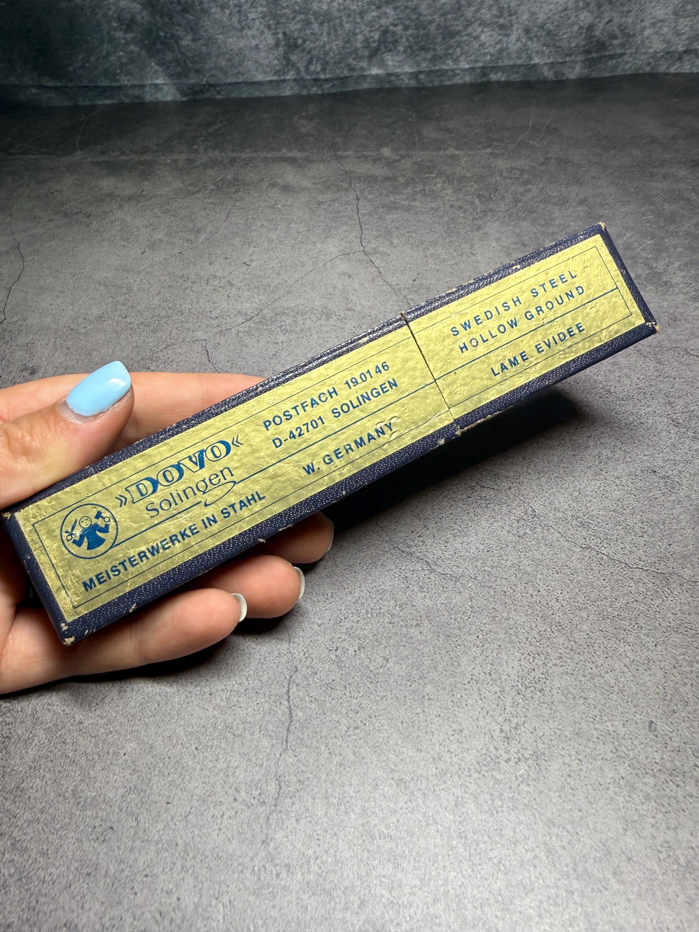 Vintage DOVO Solingen Straight Razor – Fritz Bracht Era, Mother of