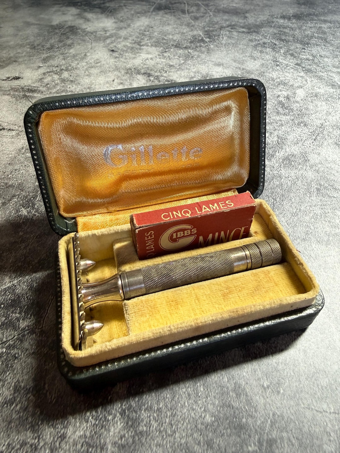 Vintage Gillette Open Comb Safety Razor Set, 1920s-1930s Shaving Kit - Etsy