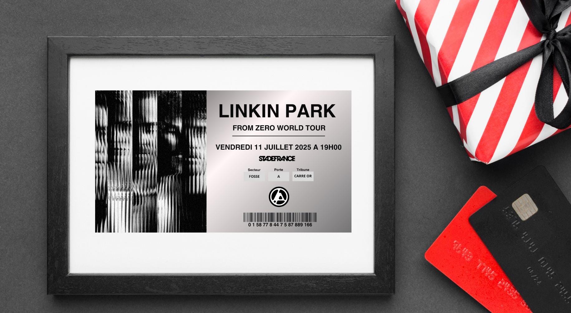 Linkin Park 2025 From Zero World Tour - Commemorative Ticket
