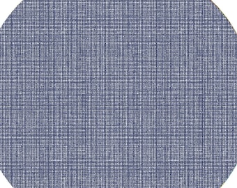 LAMINATED Cotton Fabric Wide 58&quot; Matte finish, AKA Oilcloth, Blue Denim, Food Safe Eco Friendly, Coated Cotton