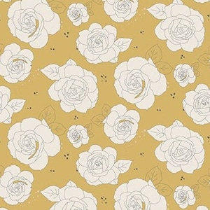 LAMINATED Cotton Fabric by the Yard by  Riley Blake Designs, Flower lines Coated Cotton AKA Oilcloth Water resistant,