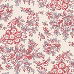 Tessuto di cotone laminato Jane Austen, di Riley Blake Designs Impermeabile, cotone spalmato BPA Free AKA Waxcloth