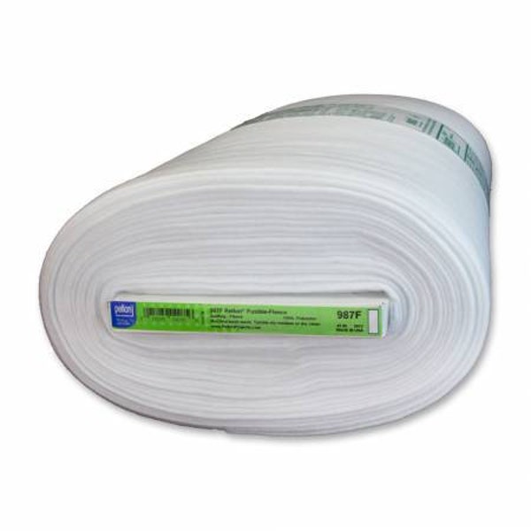 Fusible Fleece Pellon 987F Polyester Fleece, Easy Iron on Application