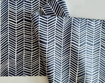 LAMINATED Cotton WIDE 57&quot; w/matte finish Herringbone from Cloud 9 by Cat Coo Organic coated cotton waterproof AKA Oilcloth