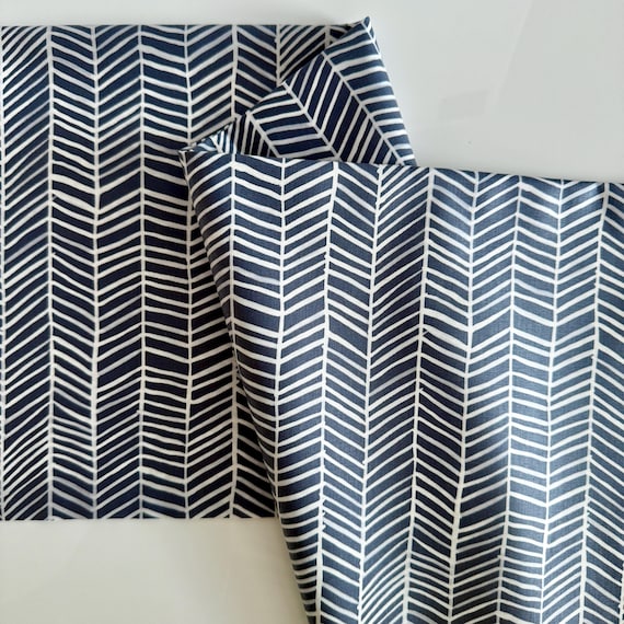 LAMINATED Cotton WIDE 57" w/matte finish Herringbone from Cloud 9 by Cat Coo Organic coated cotton waterproof AKA Oilcloth
