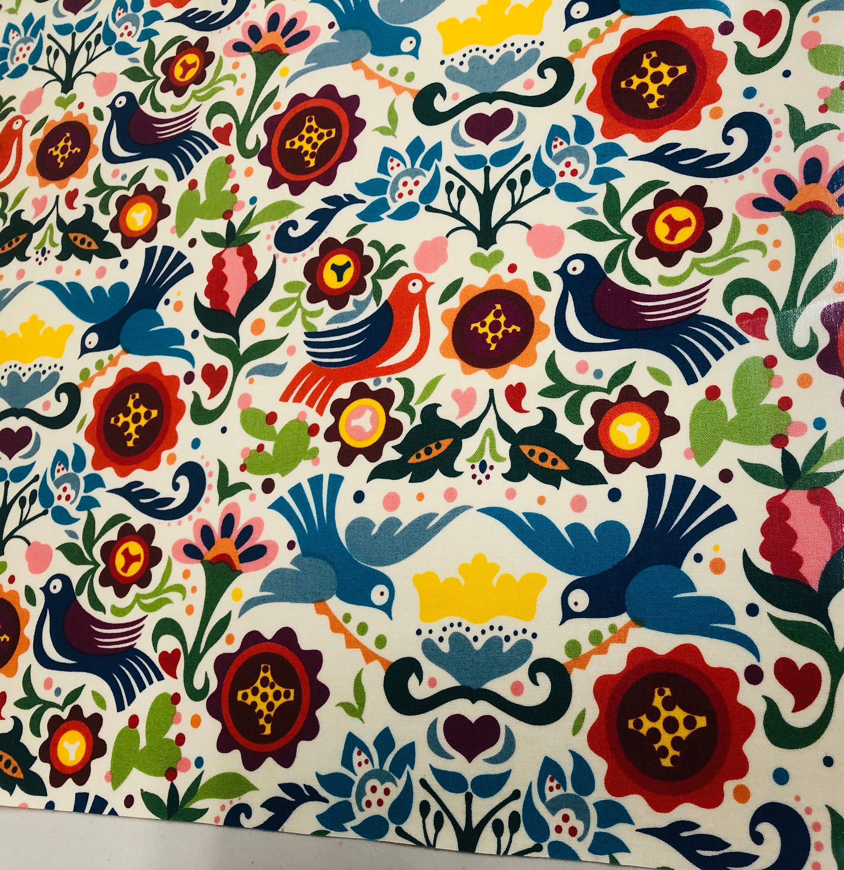 LAMINATED Cotton Fabric, Coated Cotton Alexander Henry Paloma AKA Oil…