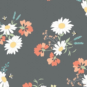 LAMINATED Cotton Fabric by the Yard Sunshine by Riley Blake Design, Coated Cotton AKA Oilcloth, Waterproof