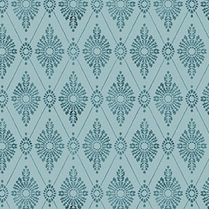20&#39;X20&quot; LAMINATED Cotton Blue Diamonds by Riley Blake Designs Coated Cotton AKA Oilcloth Water Resistant