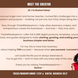 Personal Branding Workbook with PLR, Small Business Branding Planner DFY Canva Template, 2026 Calendar Editable Digital Download Etsy Seller image 11