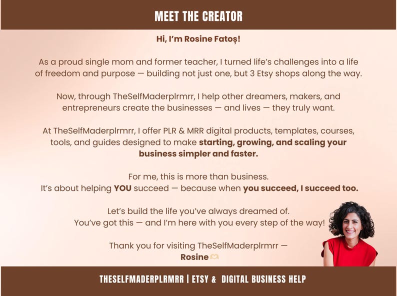 Personal Branding Workbook with PLR, Small Business Branding Planner DFY Canva Template, 2026 Calendar Editable Digital Download Etsy Seller image 11