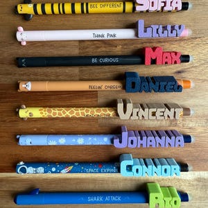 LEGAMI Clip personalisiert | mit/ohne LEGAMI Stift | perfekt zur Einschulung, für die Schultüte, als Geburtstagsgeschenk oder Mitbringsel