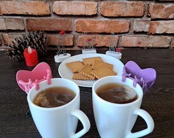 Heart Tea Bag Holder Stl File