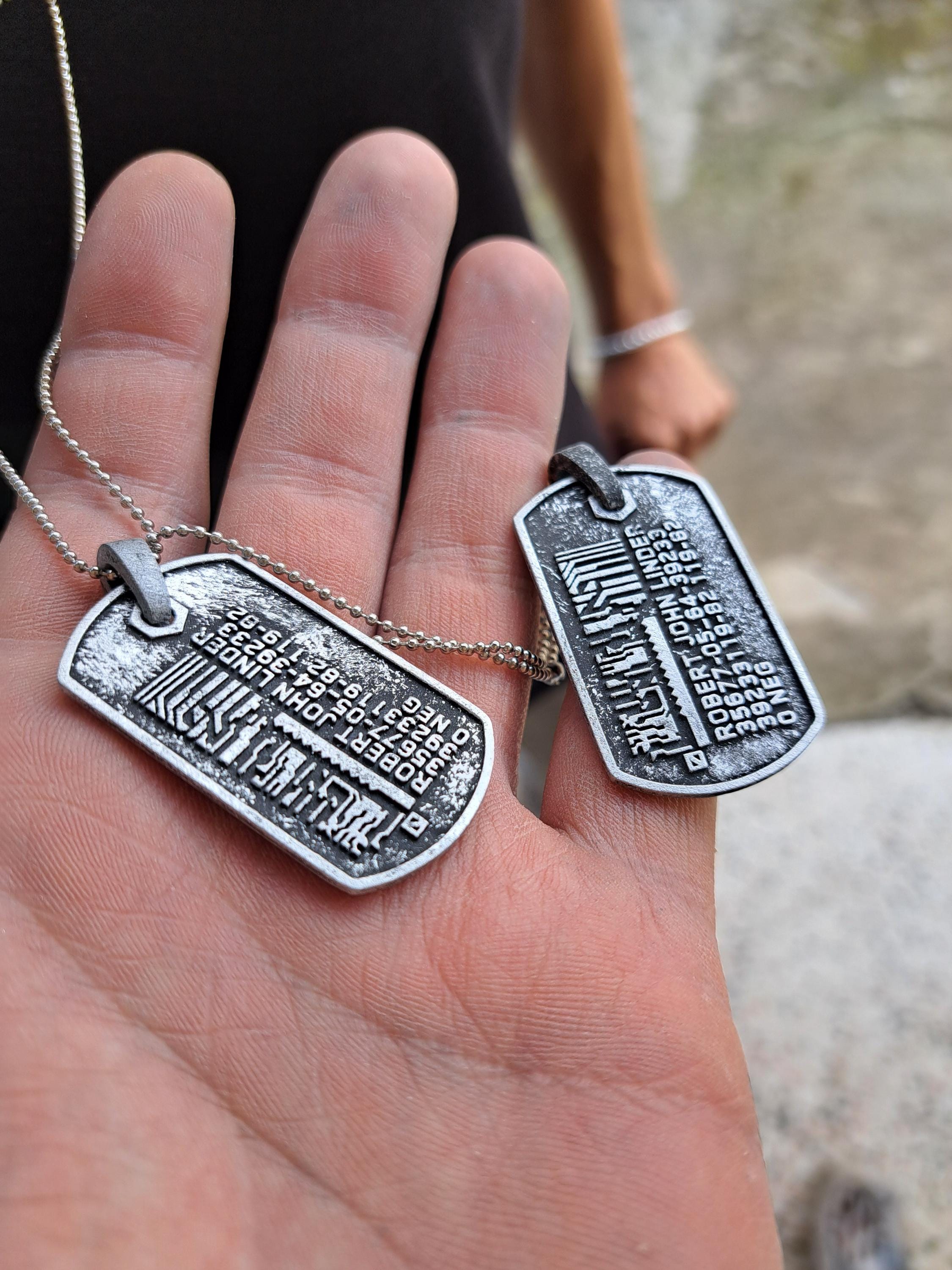 Johnny silverhand dog tags - Etsy 日本