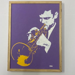 Chet Baker Painting. Not A Print. Honest! 13X16 Inches. Free Delivery Anywhere In The World Hoorah!