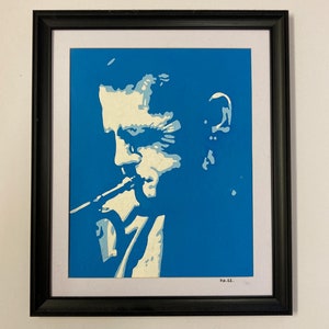Chet Baker Painting.Not A Print, 13X11 Free Postage To Anywhere In The World! Hooray!