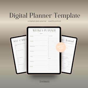 Digital Life Planner: Undated Journal for GoodNotes, iPad & Android