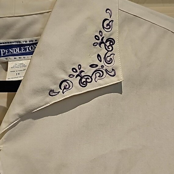 Pendleton vintage button down blouse Size 16 - image 3