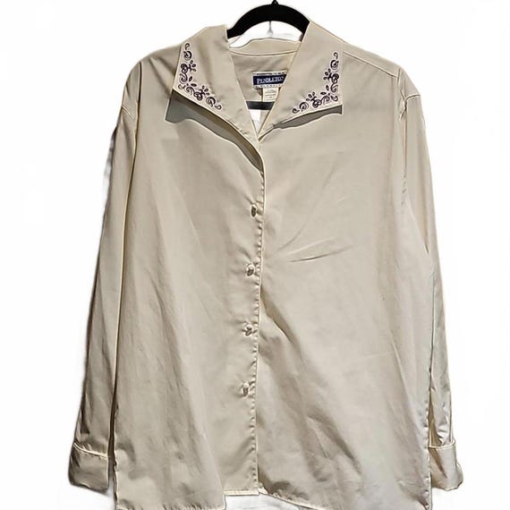 Pendleton vintage button down blouse Size 16 - image 1