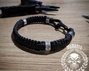 Pulsera de paracord sencilla "Meandros"