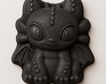 Dragon without teeth, Bath Bomb Mould Every order receives a free gift! (LDPE available upon request)