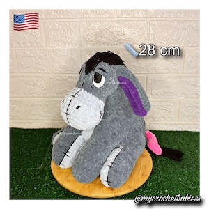 Eeyore Crochet Pattern PDF / Winnie the Pooh Donkey Plush Snuggle Series