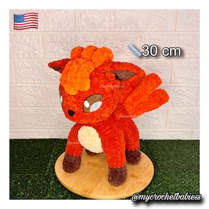 Vulpix Häkelanleitung PDF / Pokemon Plush Snuggle Series / Fox Crochet