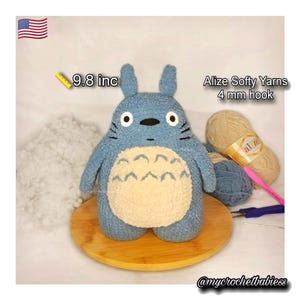 Totoro Crochet Pattern | Studio Ghibli Amigurumi Plush DIY Tutorial / Snuggle / Sploot Series