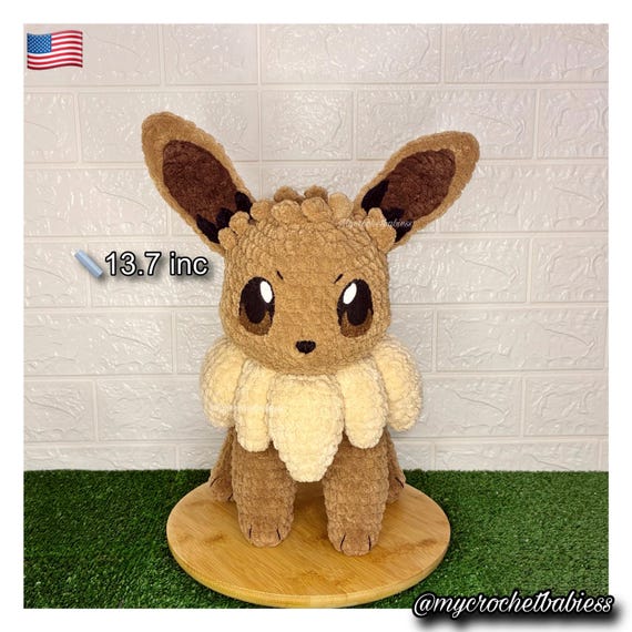 7 Eevee Crochet Patterns 4 Eevee Crochet Pattern / Handmade Pokemon Plush