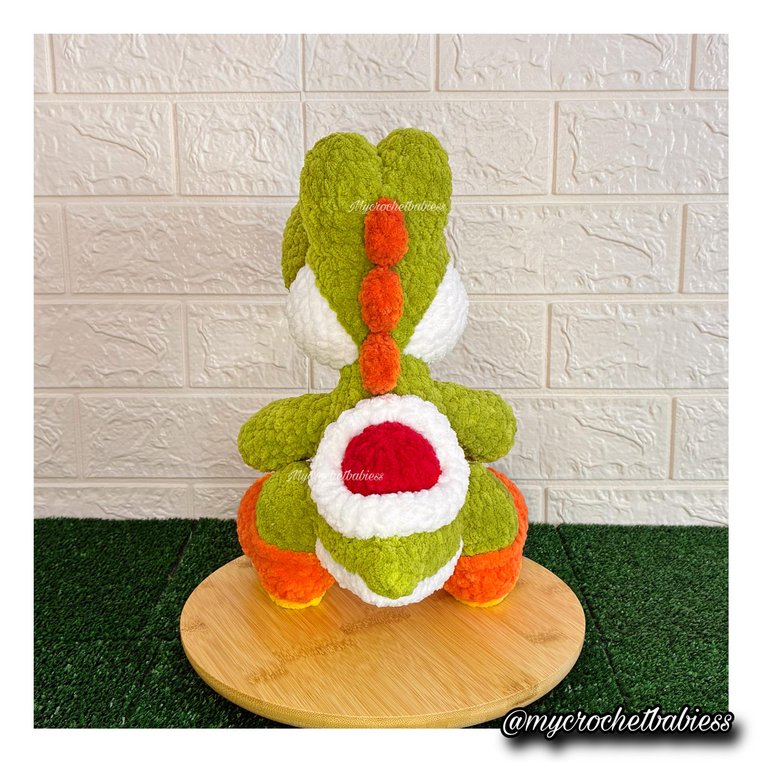 Yoshi Crochet Pattern PDF / Dinosaur Crochet Plush - Etsy