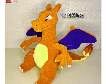 Charizard Crochet Pattern – Dragon Plush Toy