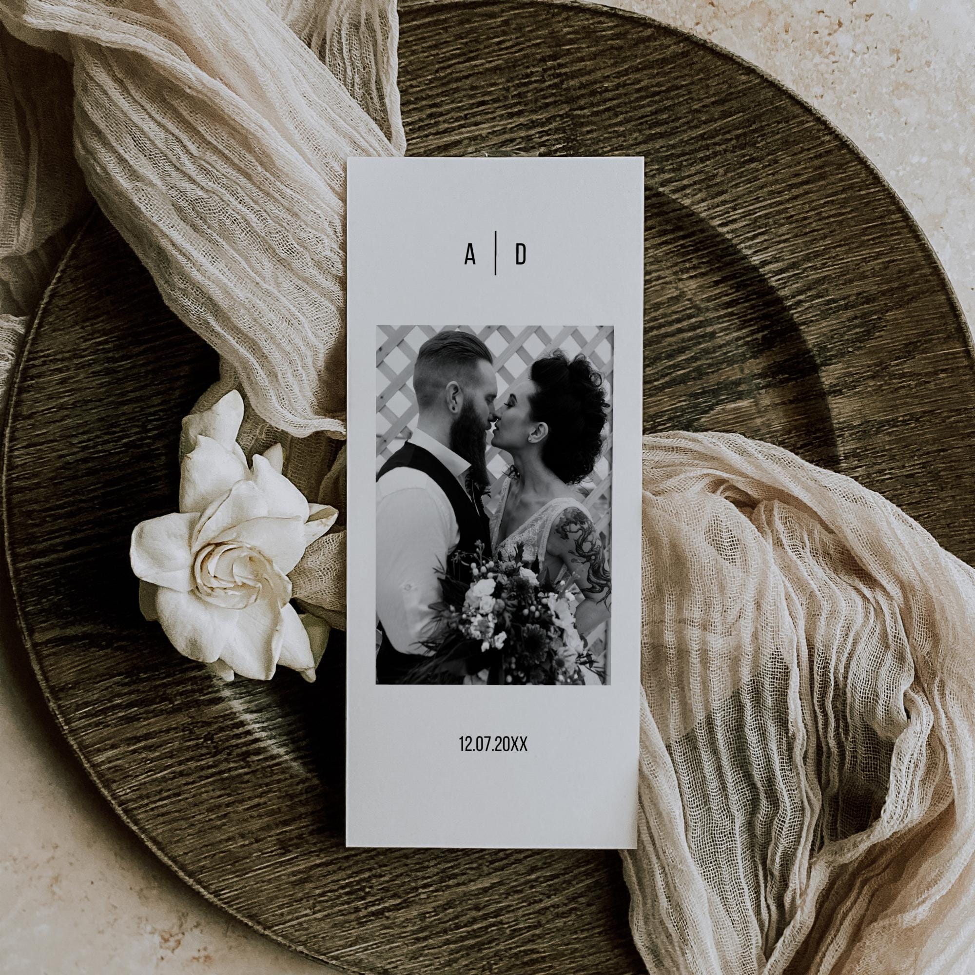 Wedding Vow Renewal Program Template, Modern We Still Do Program