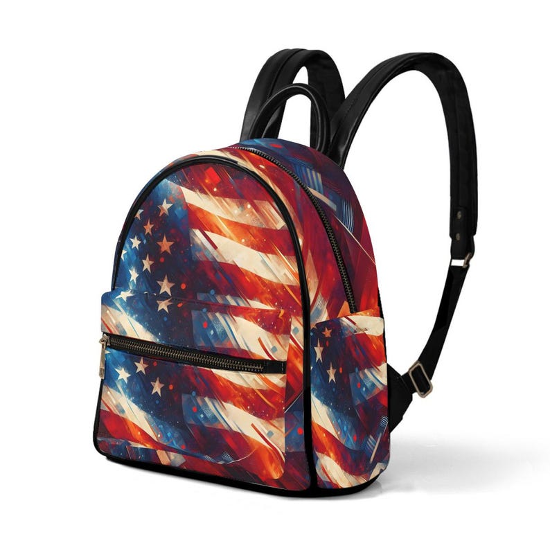 American Flag Backpack - Etsy