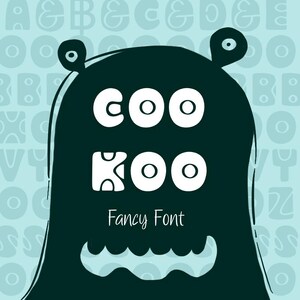 Wyświetl i fantazyjny font OTF, pliki typu TTF. CooKoo to unikalna, pogrubiona czcionka, wyglądająca zabawnie i tajemniczo. Możesz jej używać do grafik na specjalne okazje.