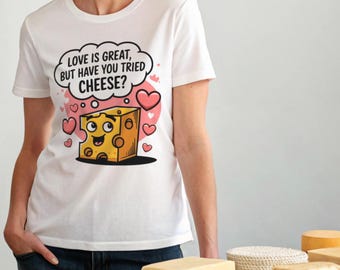 Lustiges Liebes-Grafik-T-Shirt: Lustiges Foodie Geschenk