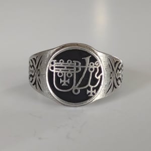 Duke Bathin Goetia Ring-Solomon Key Satan Satanist Seal