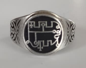 Prince Stolas Goetia Ring Goetic Seal Demonology Jewelry