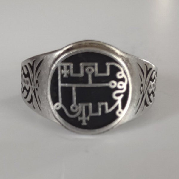 Prince Stolas Goetia Ring Goetic Seal Demonology Jewelry