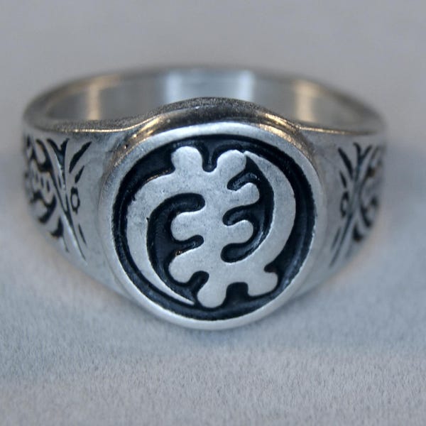 Gye Nyame Ring  Gyenyame GyName design Adinkra - Sizes 7 to 14 - Adinkra Supremacy of God symbol RM160