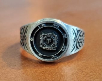 Fifth Pentacle of Venus Ring - Pentacle Seal from The Key of Solomon