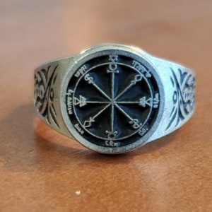 Sixth Pentacle of the Moon Ring - Pentacle Seal from The Key of Solomon