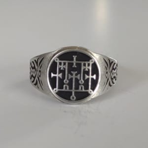 Duke Alloces Goetia Ring Lesser Key of Solomon Ars Goetia Demon Goetic Seal