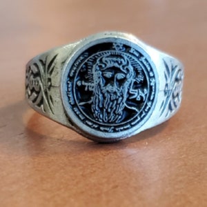 First Pentacle of the Sun Ring - Pentacle Seal from The Key of Solomon