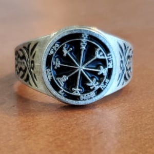 Seventh Pentacle of Jupiter Ring - Pentacle Seal from The Key of Solomon