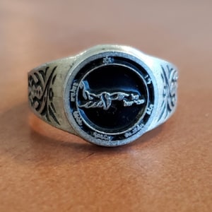Second Pentacle of the Moon Ring - Pentacle Seal from The Key of Solomon