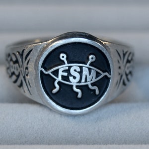 Flying Spaghetti Monster Ring - Pastafarian FSM Atheism Religious Non Believe Atheist RM114